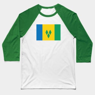 St Vincent and the Grenadines National Flag Baseball T-Shirt